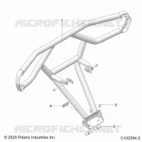 REAR BODYWORK BUMPER, TRAIL