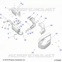 ENGINE, EXHAUST SYSTEM