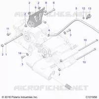 DRIVE TRAIN, MAIN GEARCASE MOUNTING