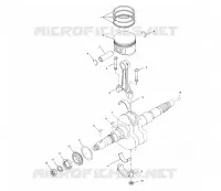 CRANKSHAFT AND PISTON