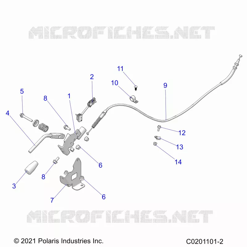 PARKING BRAKE LOCK