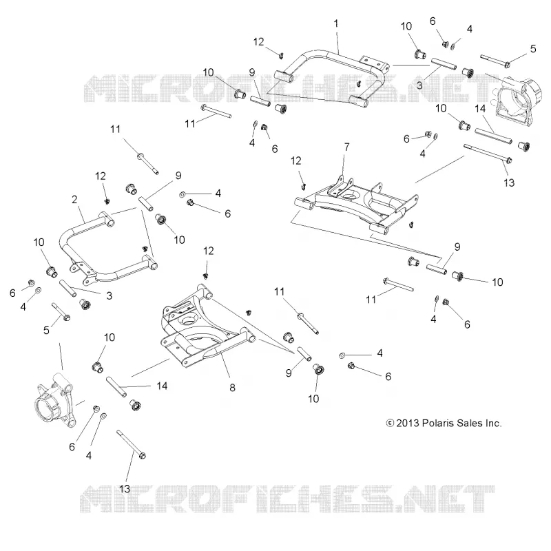 REAR SUSPENSION CONTROL ARMS