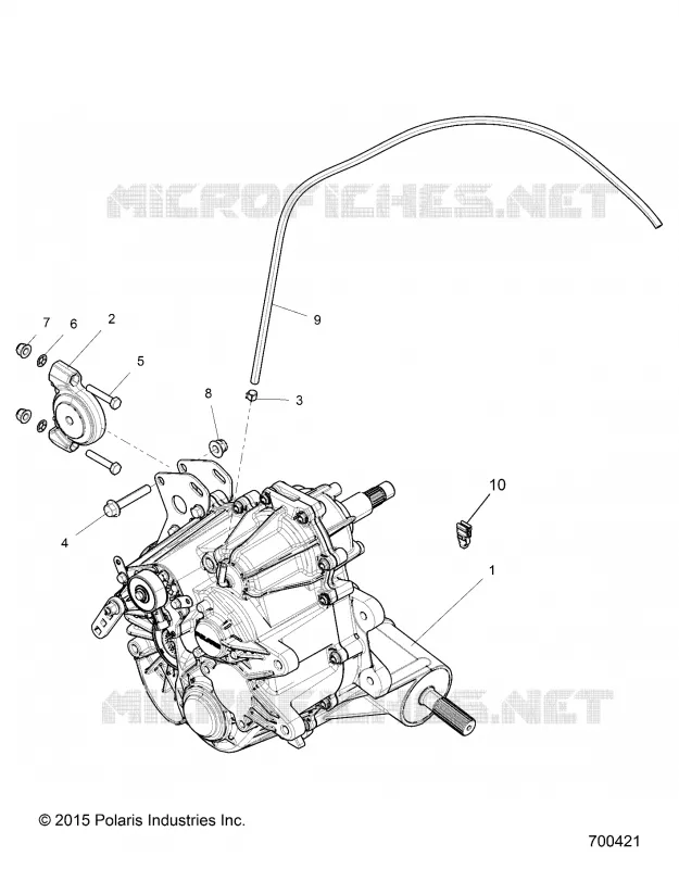 DRIVE TRAIN, MAIN GEARCASE MOUNTING