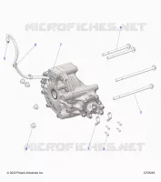 DRIVE TRAIN, GEARCASE, REAR, MOUNTING
