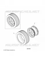 WHEELS, 14 INCH, ALUMINUM, TRUF