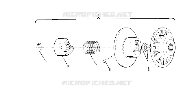 DRIVEN CLUTCH SPORT AND SPORT GT (4919271927024A)