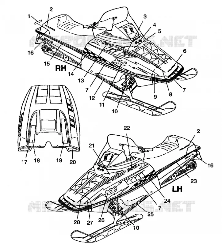 DECALS 600 XC 0981758 (4944194419A011)