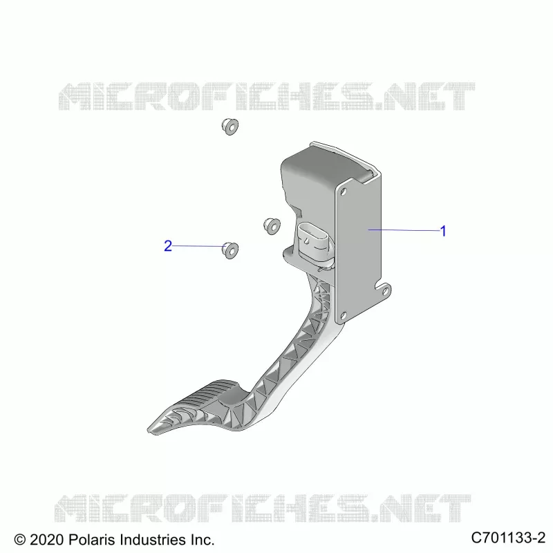 ENGINE, THROTTLE PEDAL