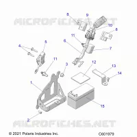 ELECTRICAL, BATTERY, MANUAL START POWER UP COMPONENTS