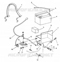 BATTERY BOX ASSEMBLY CLASSIC TOURING / 0930865 (4922952295024A)