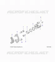 BRAKES, FRONT BRAKE CALIPER