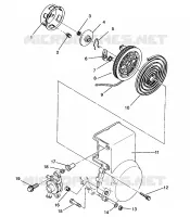 RECOIL STARTER XLT TOURING 0963357 AND EUROPEAN XLT TOURING E963357 (4931923192D001)