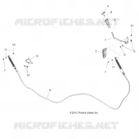 DRIVE TRAIN, SHIFT LEVER AND CABLE