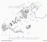 ENGINE, ALTERNATOR