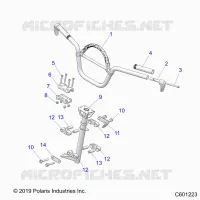 STEERING, HANDLEBAR MOUNTING