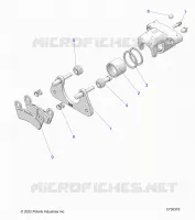 BRAKES, REAR CALIPER