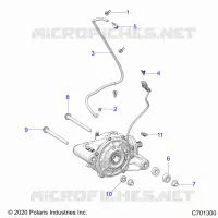 DRIVE TRAIN, FRONT GEARCASE MOUNTING