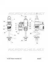 SUSPENSION, FRONT SHOCK TRACK, VELOCITY