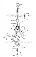 CARBURETOR SPORT 0980443 AND SPORT TOURING 0980243 (4942054205C009)