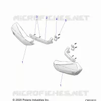 STEERING, HAND GUARDS