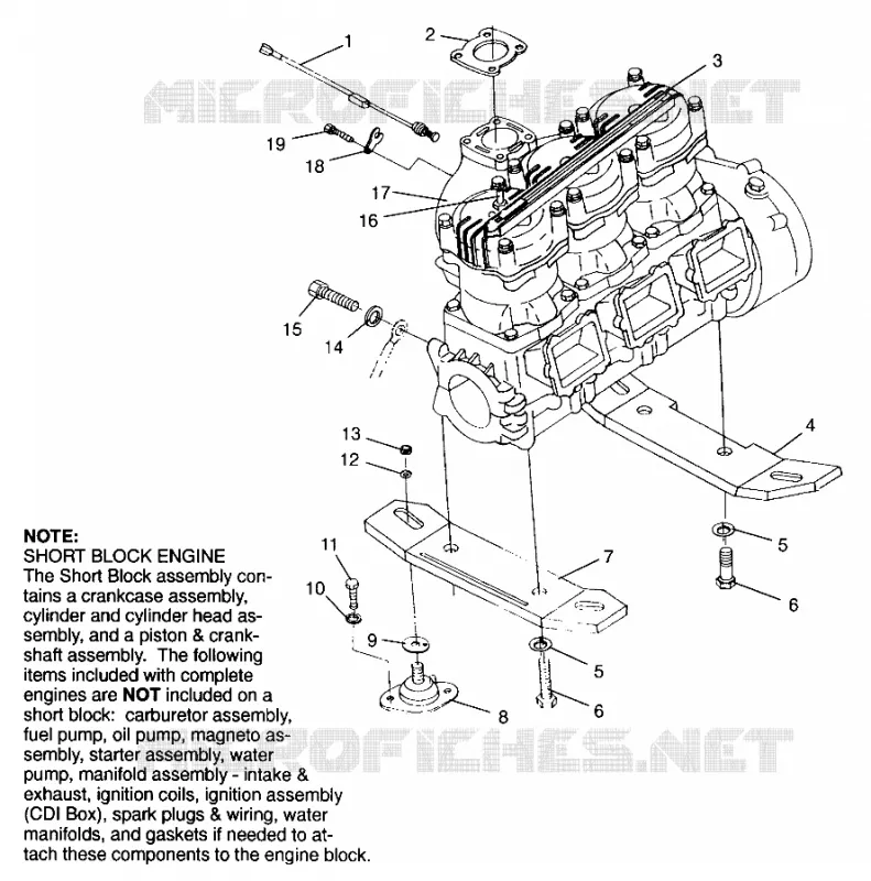 ENGINE MOUNTING SL 900 B964291 AND INTL. SL 900 I964291 (4935583558B001)