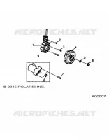 ENGINE, STATOR AND STARTING MOTOR