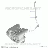 DRIVE TRAIN, GEARCASE, FRONT, VENTING