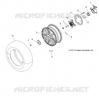 WHEELS, FRONT AND HUB