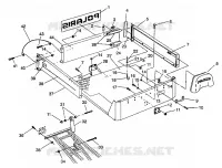 REAR BED MOUNTING 6X6 350L S938739 (4924362436004A)