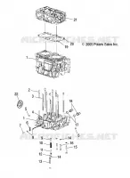 CYLINDER AND CRANKCASE