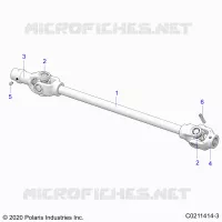 DRIVE TRAIN, FRONT PROP SHAFT