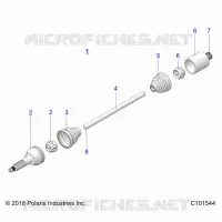 DRIVE TRAIN, DRIVE REAR SHAFT