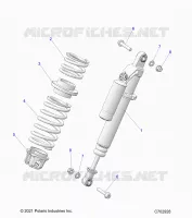 SUSPENSION, FRONT SHOCK MOUNTING