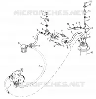 FUEL SYSTEM (SL 700) SL 700 B974071 AND INTL. SL 700 I974071 (4940874087A011)