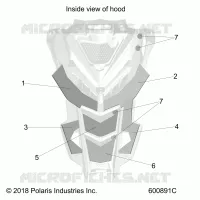 HOOD FOAM/FIBER