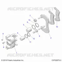 BRAKES, REAR CALIPER