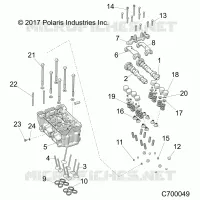 CYLINDER HEAD AND VALVES