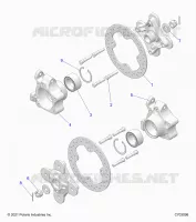 SUSPENSION, REAR CARRIER AND HUB