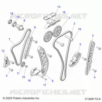 ENGINE, TIMING AND OIL CHAIN DRIVES