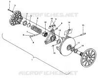 DRIVE CLUTCH ASSEMBLY 500 EFI 0942774 AND  EFI SKS 0942574 (49274127410027)