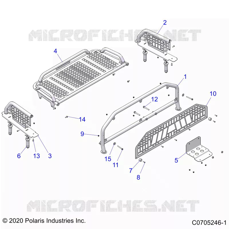ACCESSORY, BED RACK