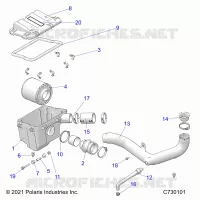 ENGINE, AIR INTAKE SYSTEM