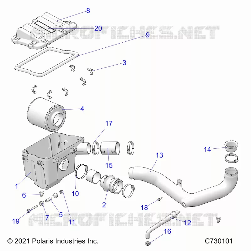 ENGINE, AIR INTAKE SYSTEM