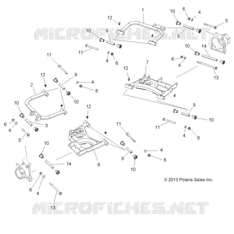 REAR SUSPENSION CONTROL ARMS