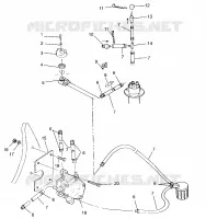 FUEL SYSTEM SLX 780 B954287 (4933953395A010)