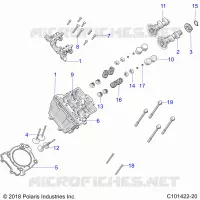 ENGINE, CYLINDER HEAD, CAMS AND VALVES