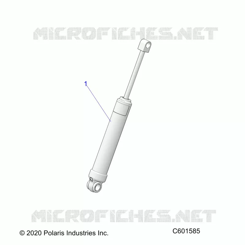 SUSPENSION, REAR SHOCK TRACK (7045512)