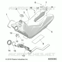 FUEL SYSTEM, FUEL TANK ASM.