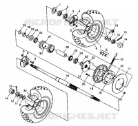 REAR WHEEL DRIVE TRAIL BOSS W98AA25C (4945314531C001)