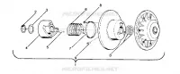 DRIVEN CLUTCH STAR, SPRINT ES AND STARTRAK UPDATED 2/90 (4916811681015A)